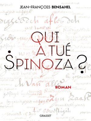 cover image of Qui a tué Spinoza ?